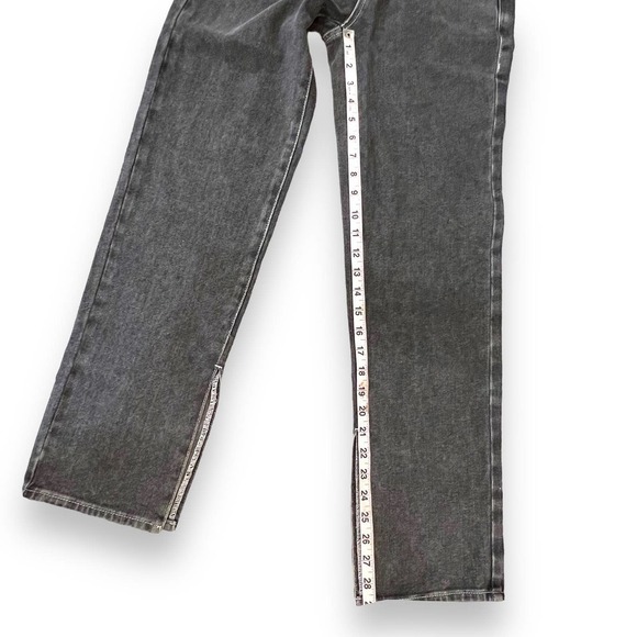 PacSun Womans Jeans Sz 24 Black Wash Low Rise Straight Leg Rigid Denim NEW - Picture 12 of 16